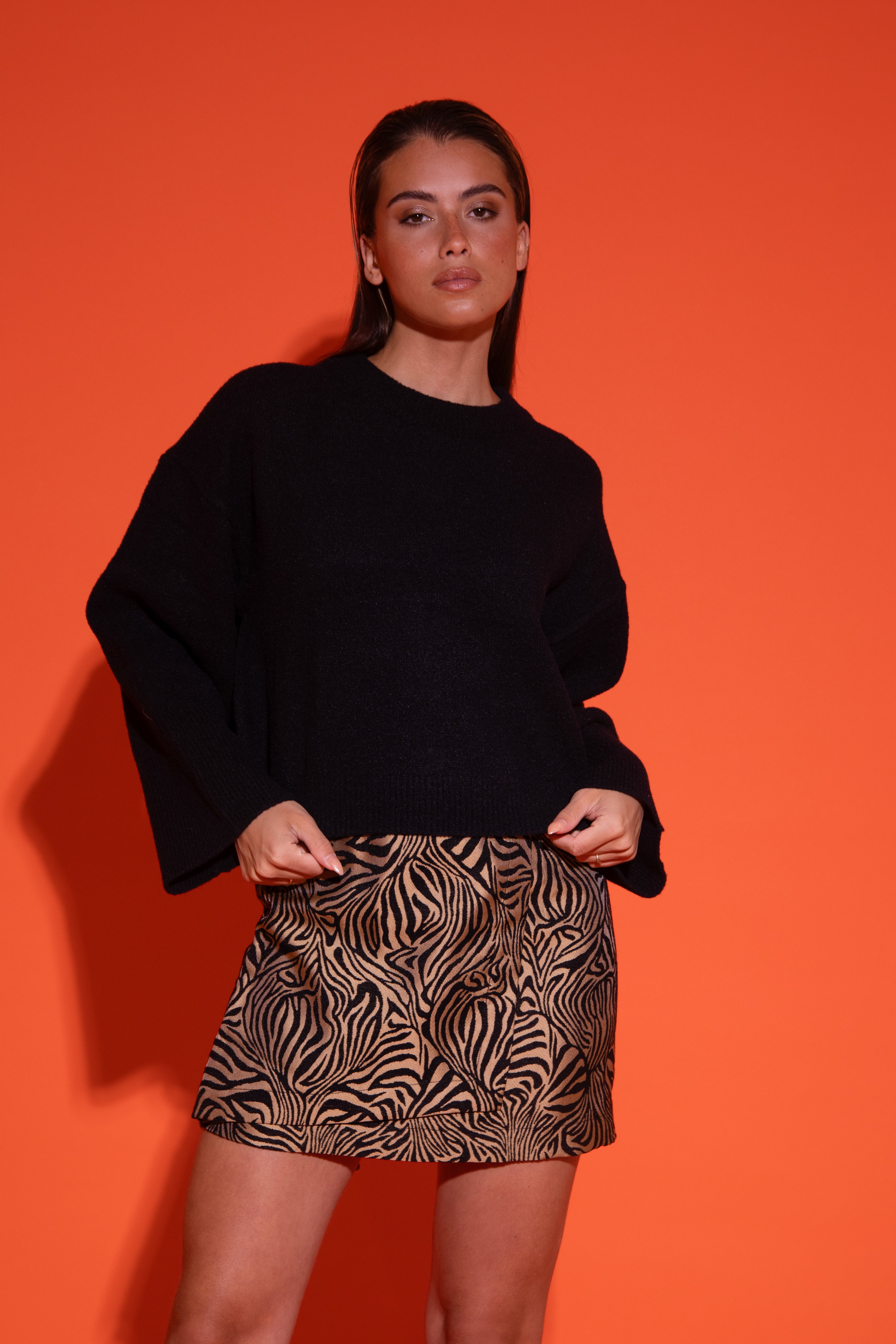 Diana Knitwear - Zwart - - Bobbie Rose