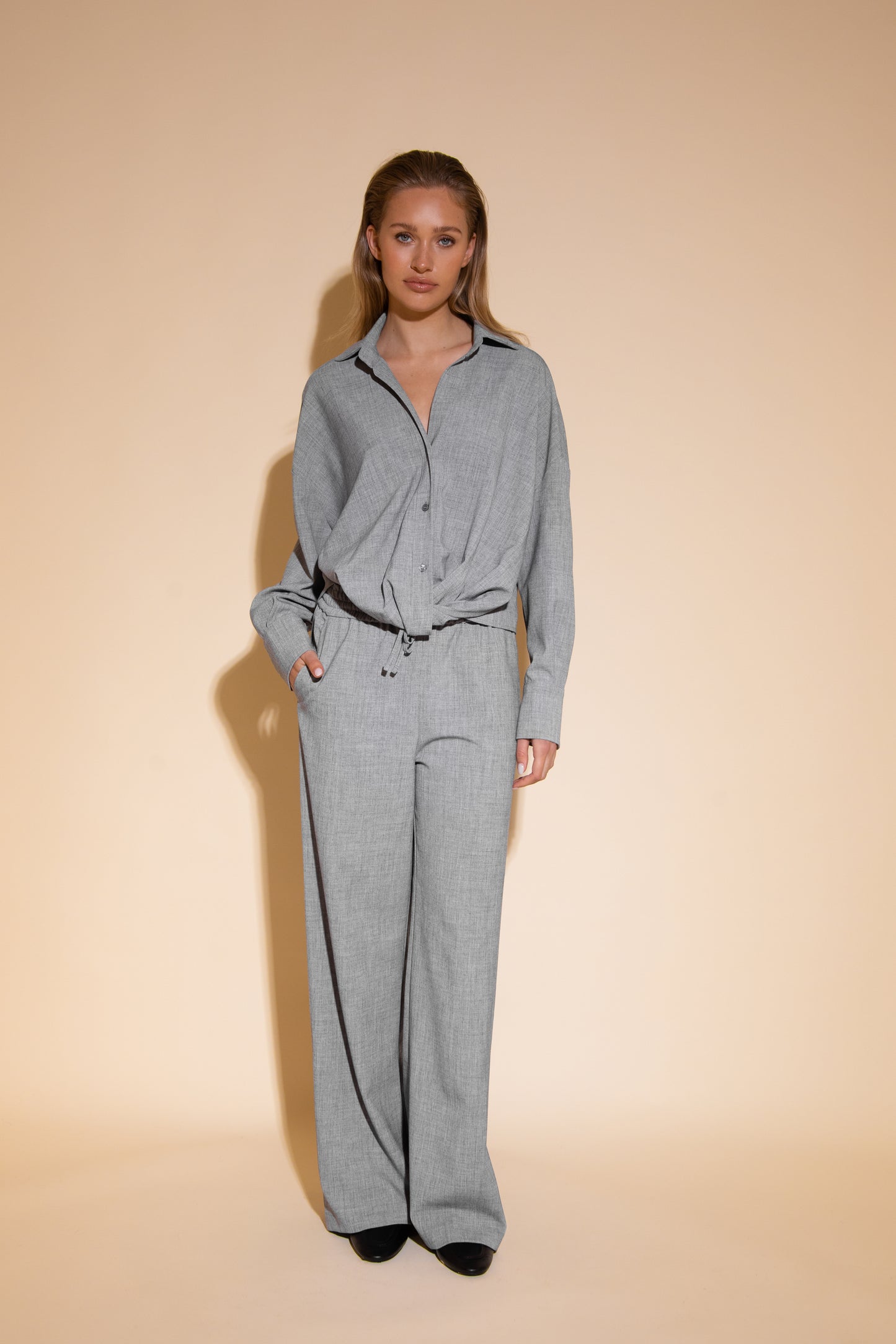 Hailey Blouse - Grey