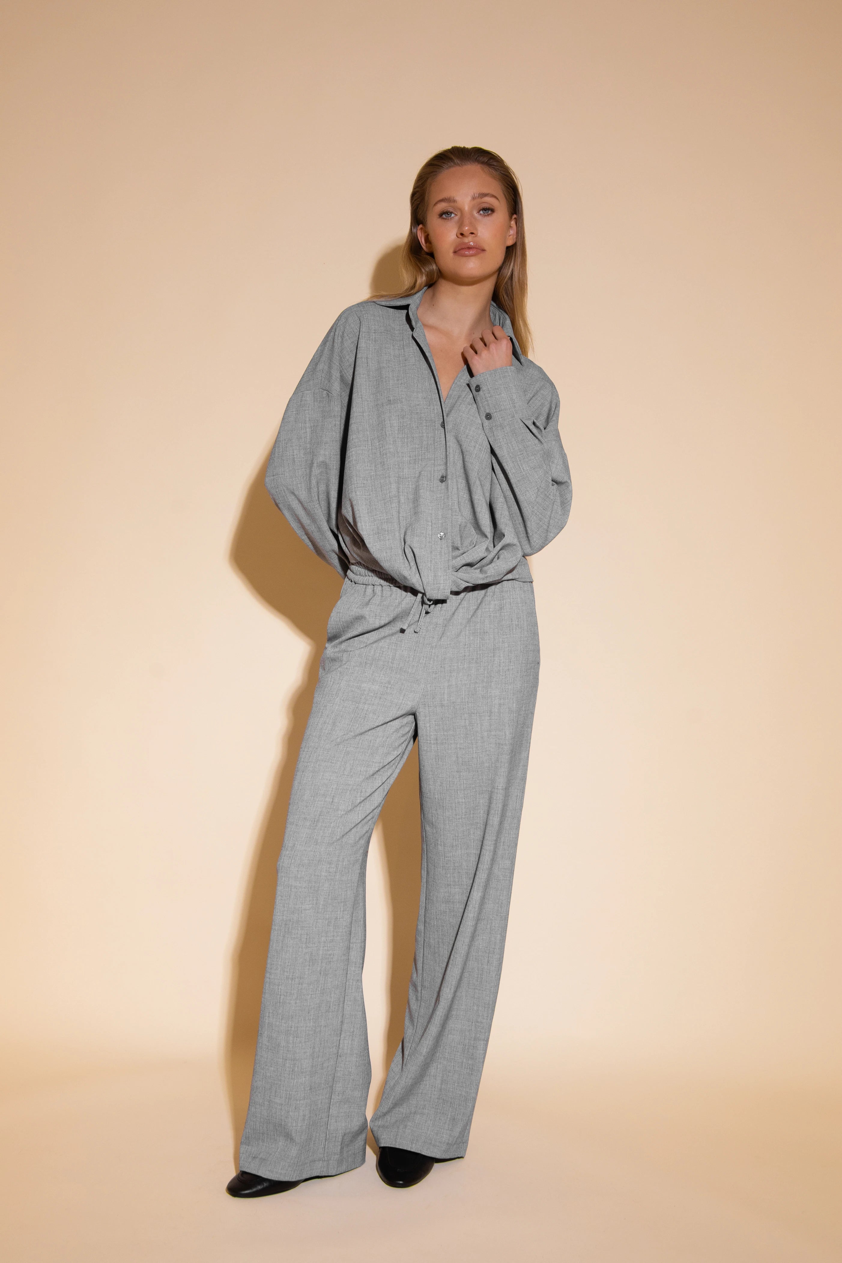 Hailey Blouse - Grijs -  - Bobbie Rose