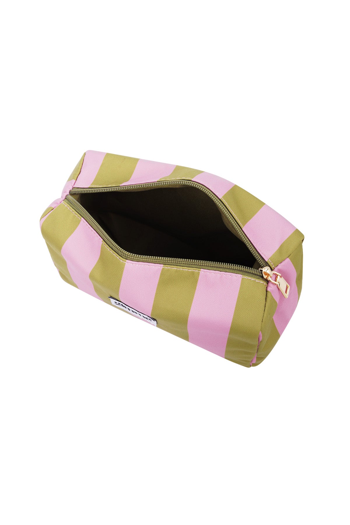 Toilettas - Gestreept Roze Groen - Bobbie Rose