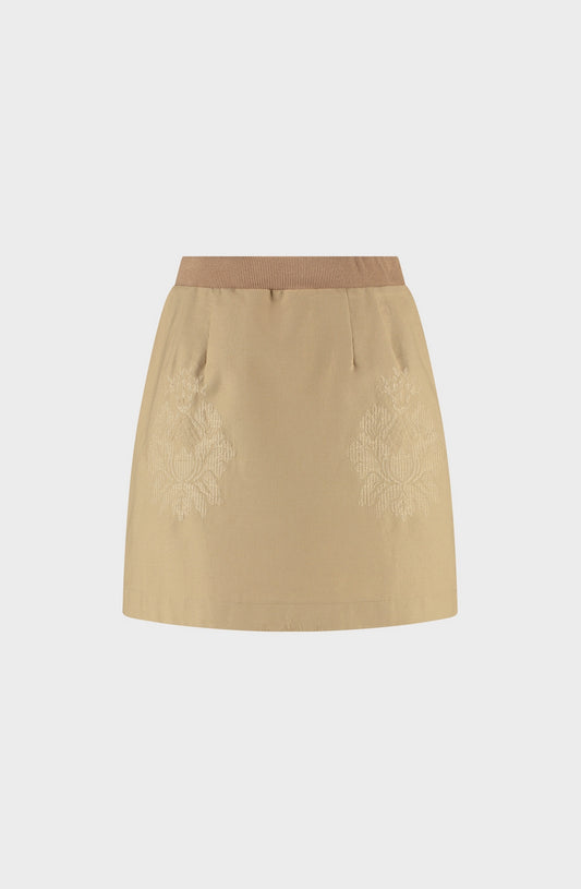 Loren Skirt - Beige - Bobbie Rose