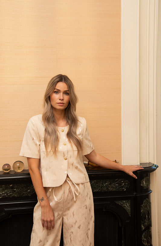 Silver Jacket - Off White - Bobbie Rose
