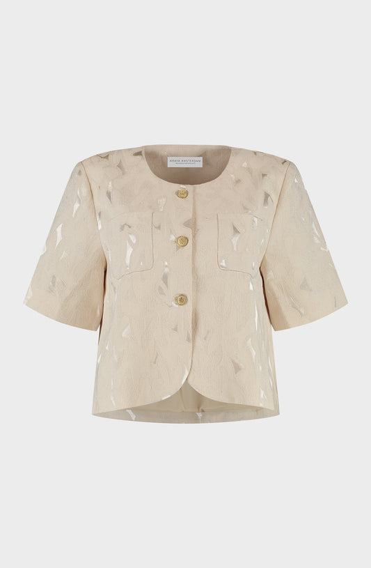 Silver Jacket - Off White - Bobbie Rose
