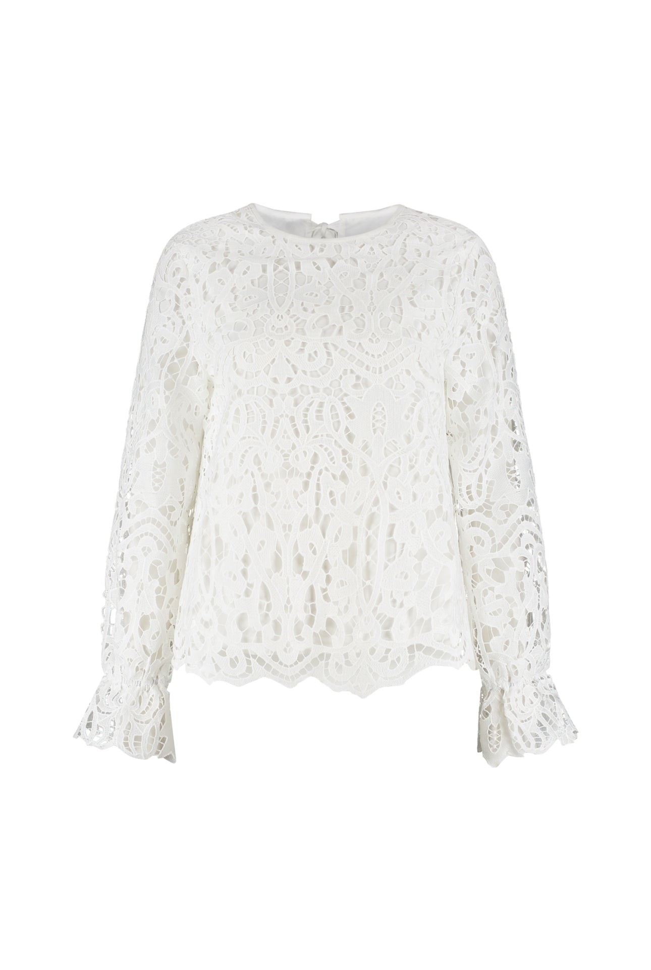 Marie Blouse - White - Bobbie Rose