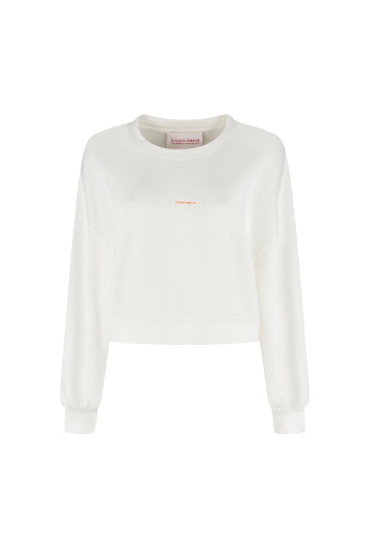Betty sweater - White - Bobbie Rose