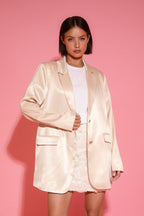 The Wedding Planner Blazer - Beige -  - Bobbie Rose