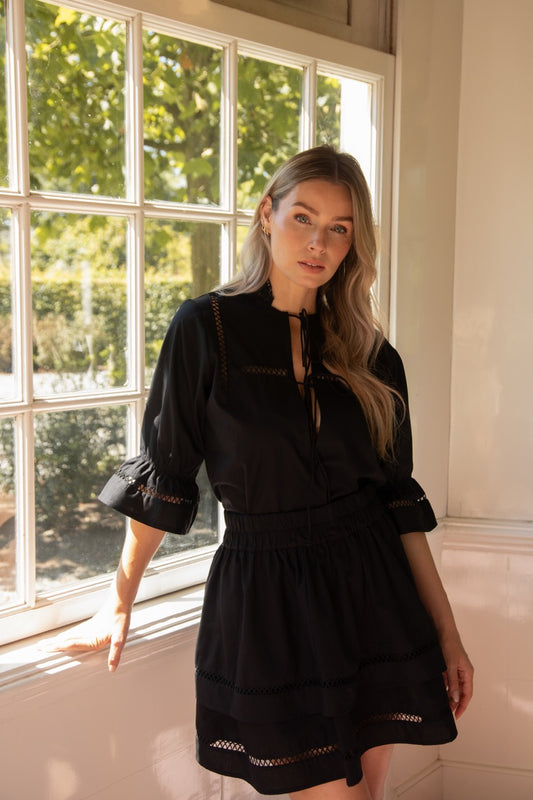 Mads Skirt - Black - Bobbie Rose