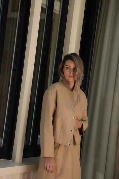 Jade Jacket - Beige - Bobbie Rose