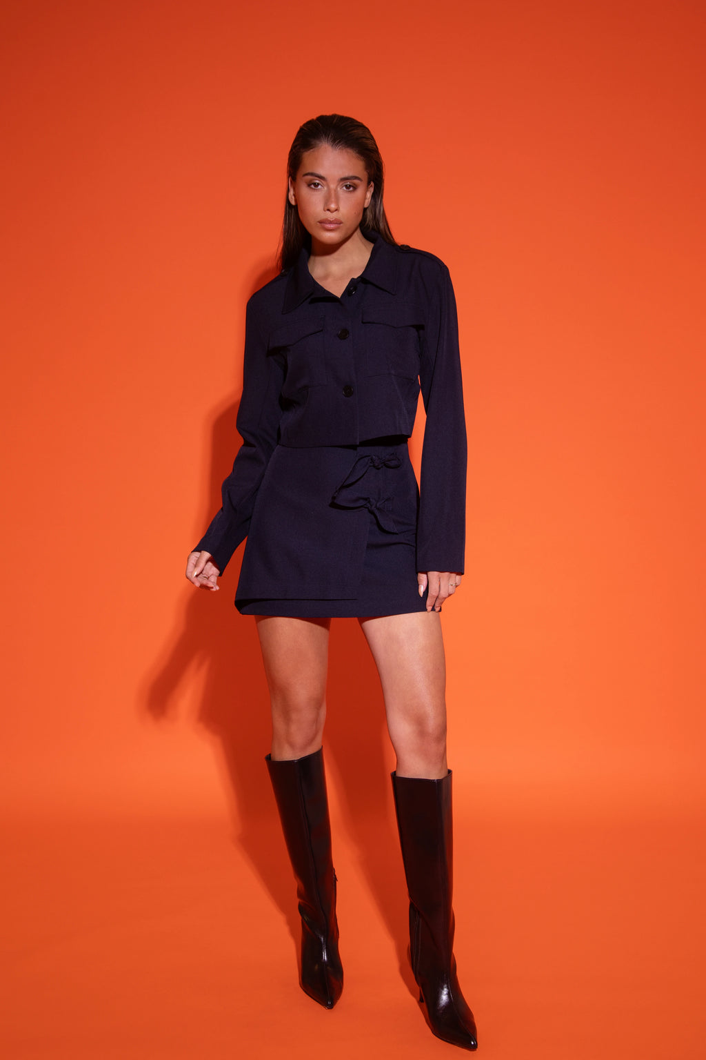 Snow Jacket - Blauw -  - Bobbie Rose