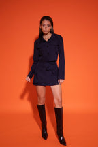 Snow Jacket - Blauw -  - Bobbie Rose