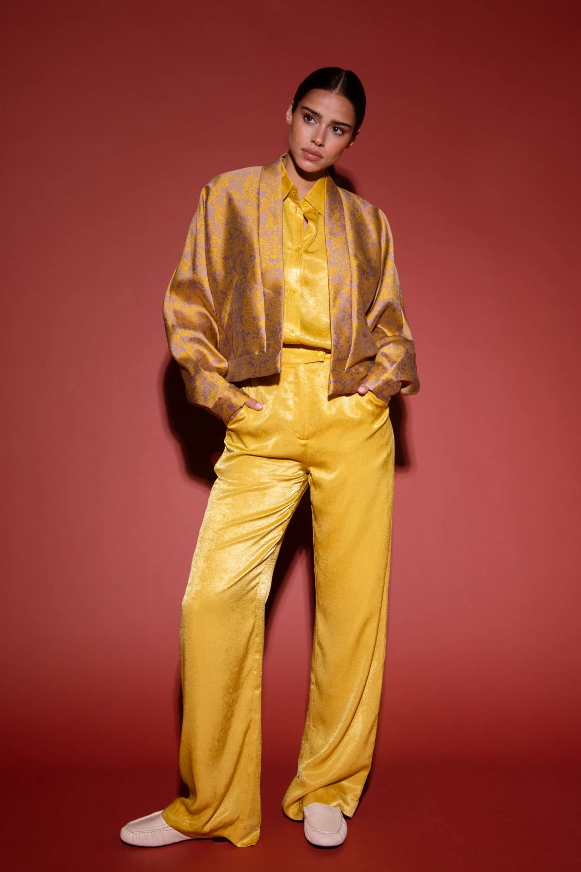 Bellini Pants - Yellow - Bobbie Rose