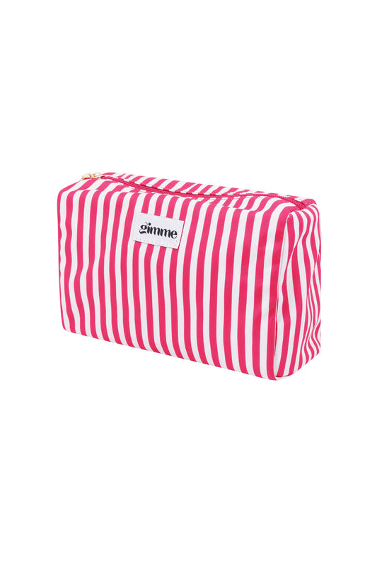 Toillettas - Gestreept Roze - Bobbie Rose