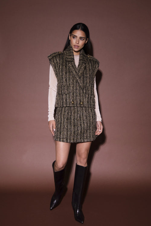 Dina Skirt - Bruin -  - Bobbie Rose