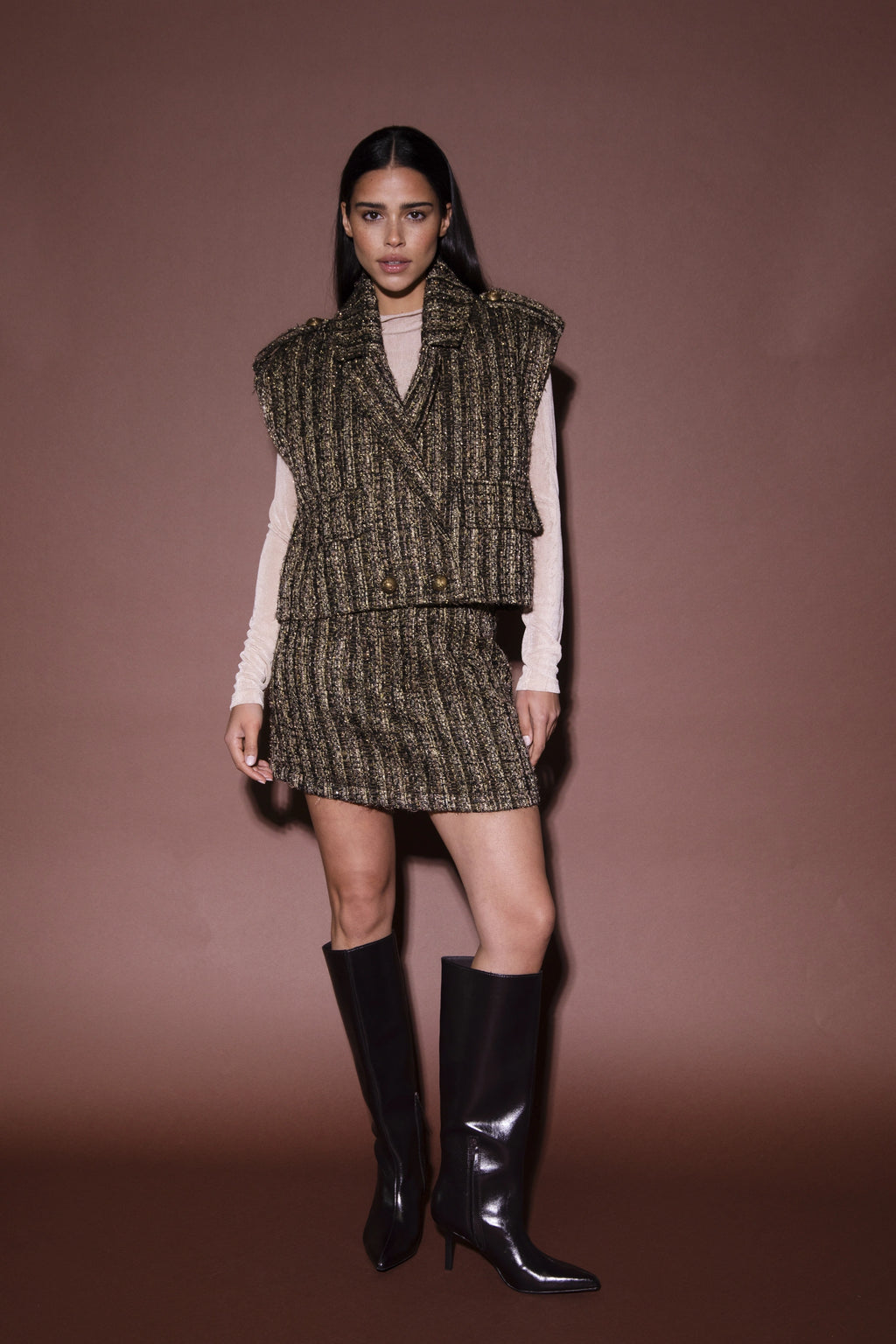 Day Gilet - Bruin -  - Bobbie Rose