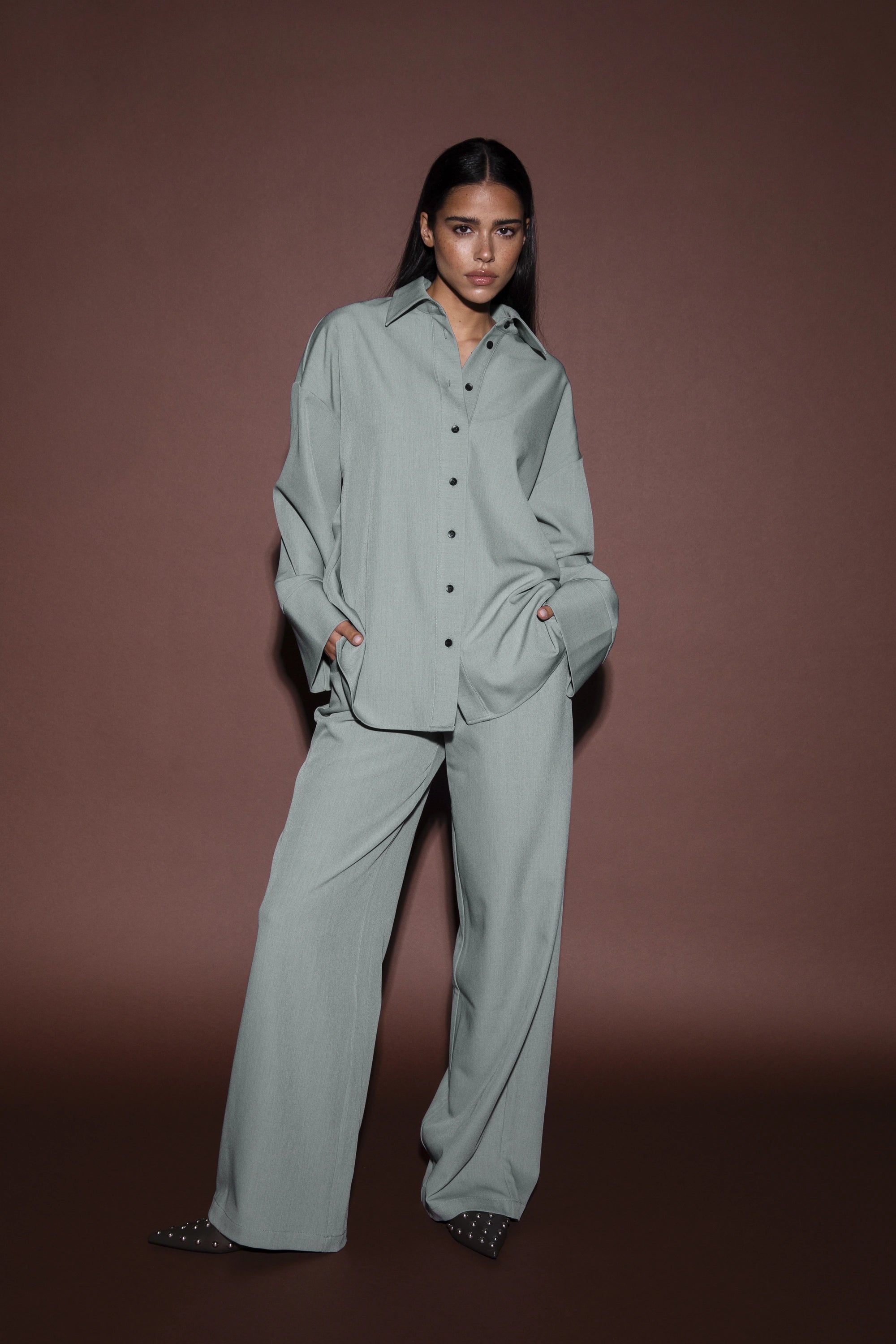 Vera Pants - Blauw -  - Bobbie Rose