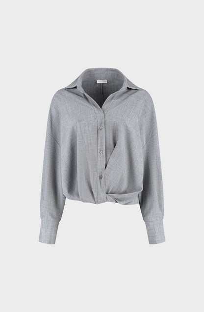 Hailey Blouse - Grey