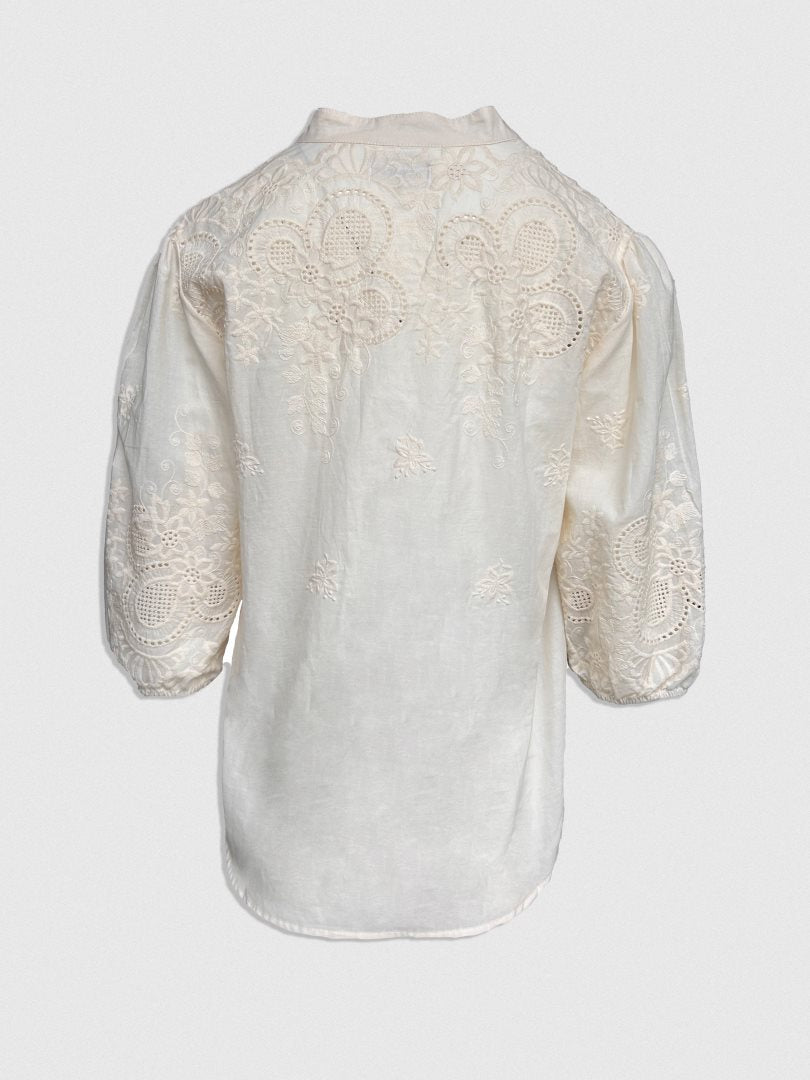 Ayden Blouse - Cloud Cream - Bobbie Rose