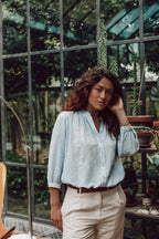 Drew Blouse - Sky Blue -  - Bobbie Rose