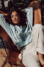 Drew Blouse - Sky Blue -  - Bobbie Rose