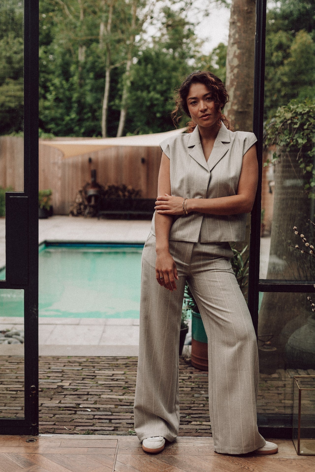 Mavis Gilet - Grey/Mix - Bobbie Rose