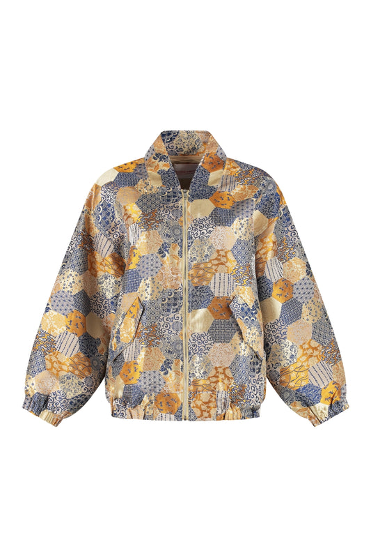 Mae Jacket - Beige Print - Bobbie Rose