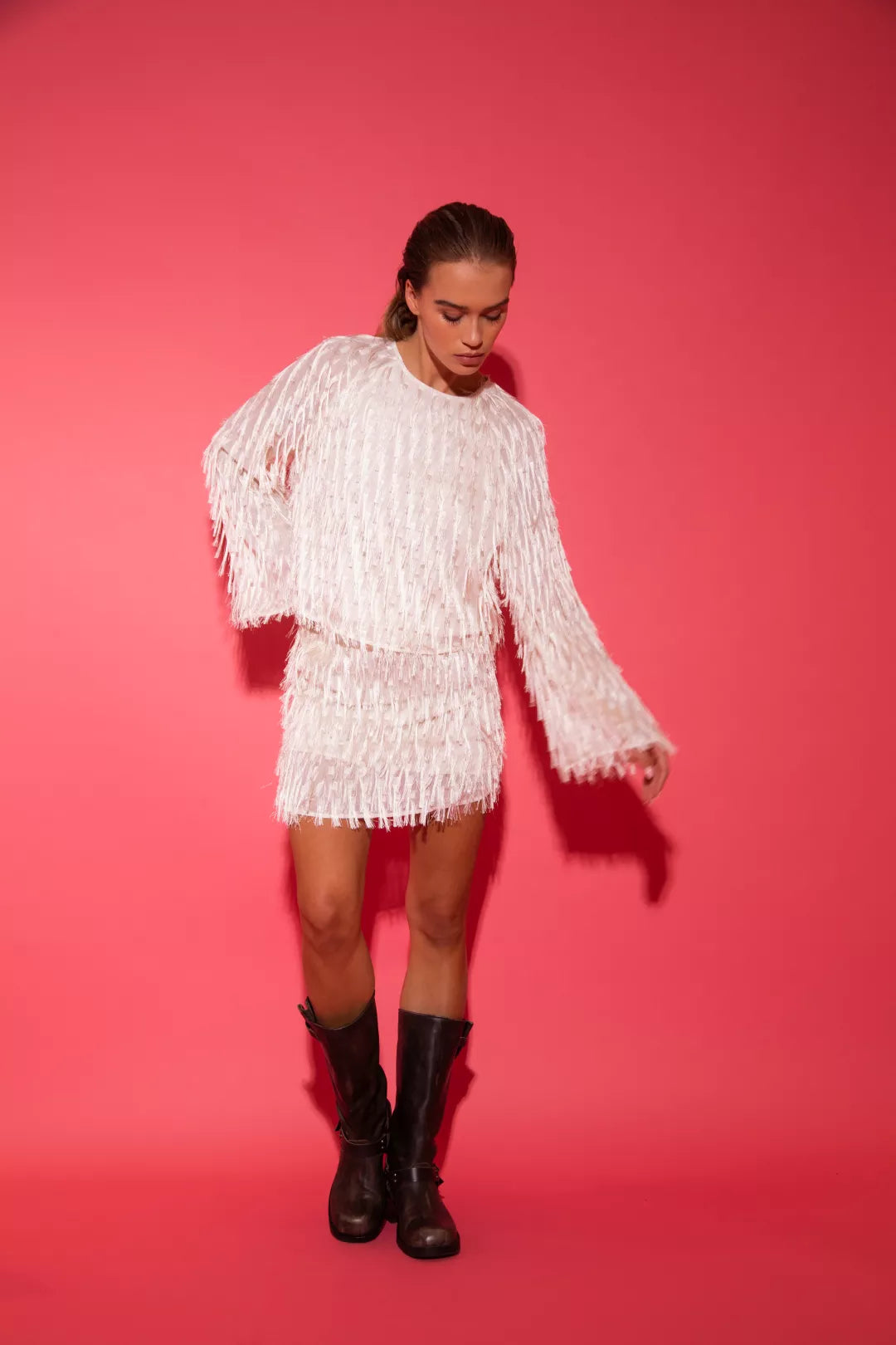 Allison Skirt - Off White - Bobbie Rose