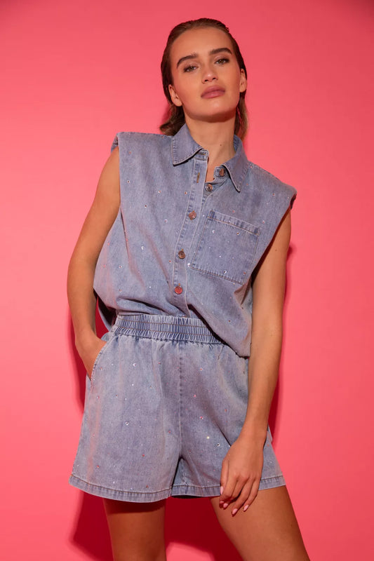 Storm Top - Blue - Bobbie Rose
