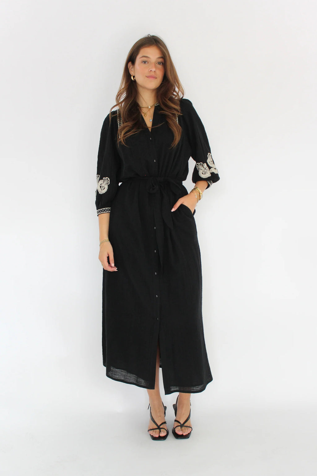 Sierra Dress - Zwart -  - Bobbie Rose