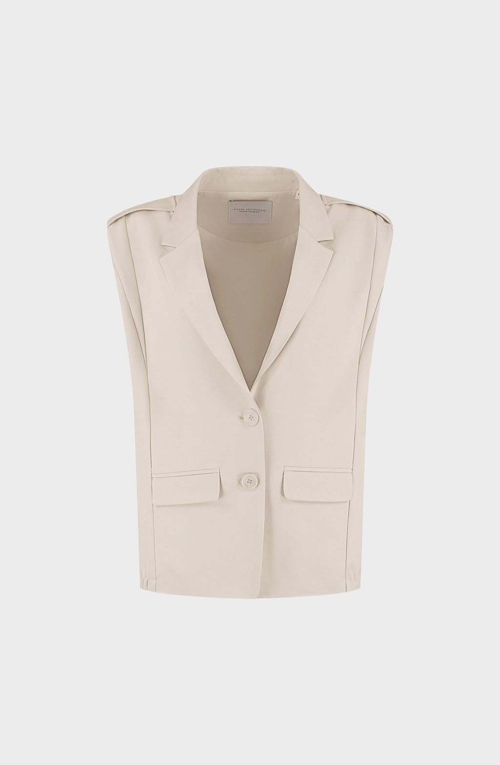 Silke Gilet - Off White -  - Bobbie Rose