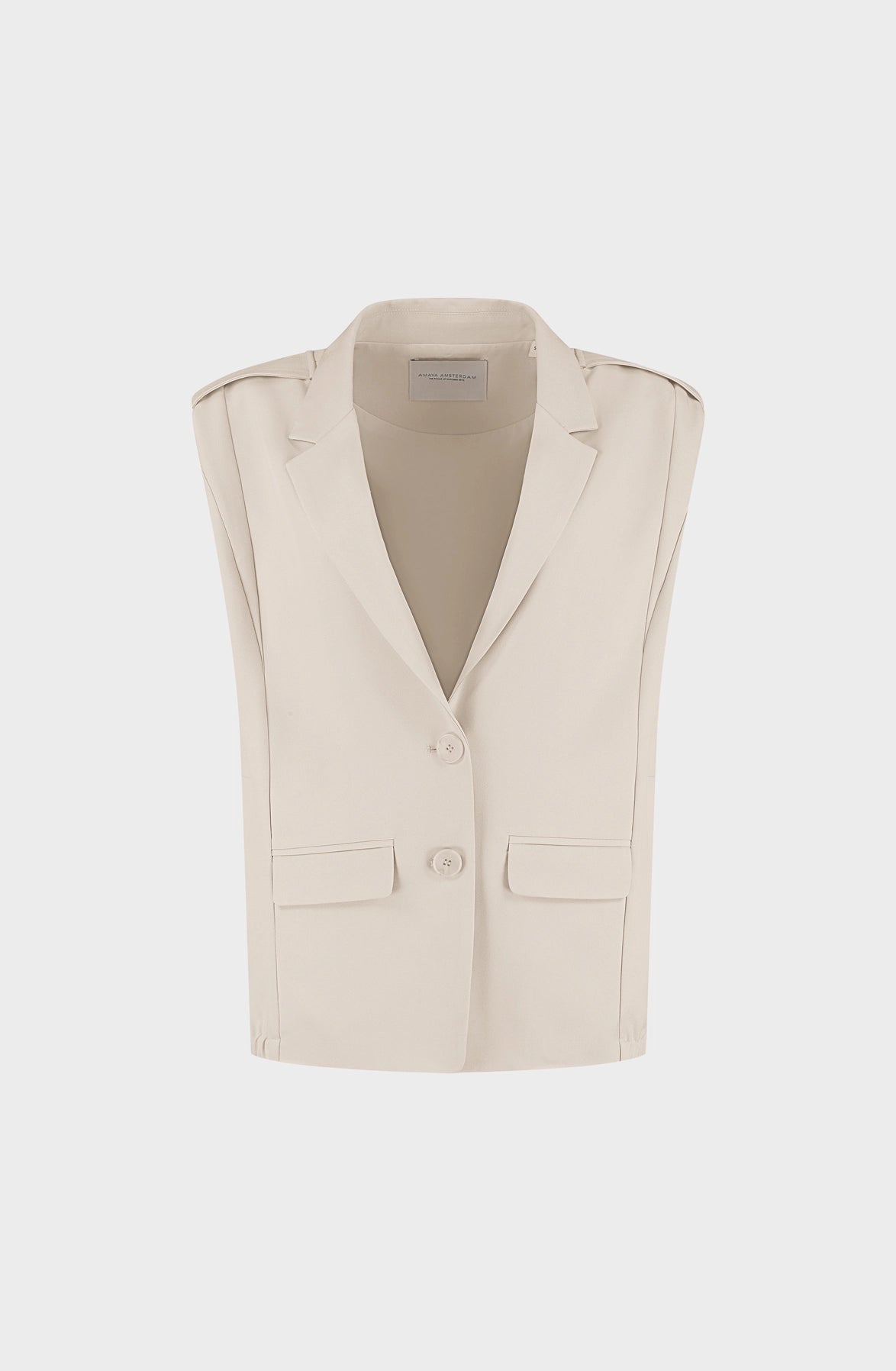 Silke Gilet - Off White -  - Bobbie Rose