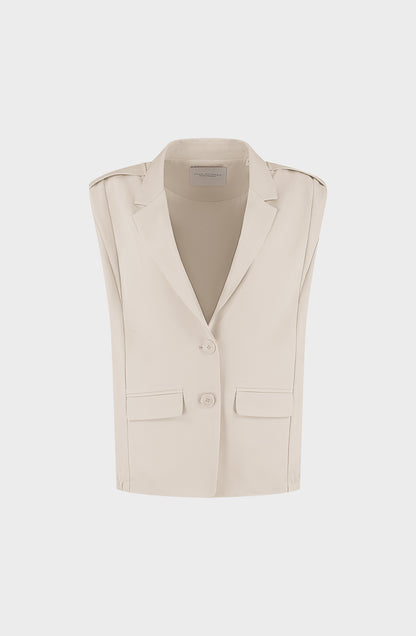 Silke Gilet - Off White