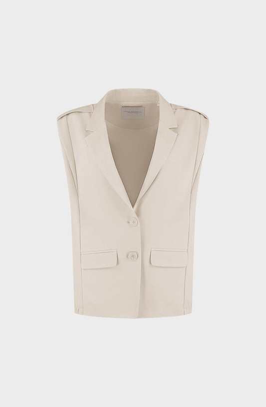 Silke Gilet - Off White