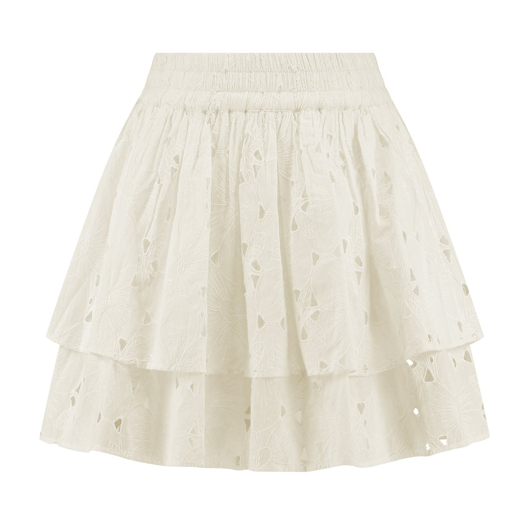 Teddy Skirt - White -  - Bobbie Rose