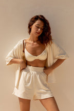 Indy Blouse - Zebra off white -  - Bobbie Rose